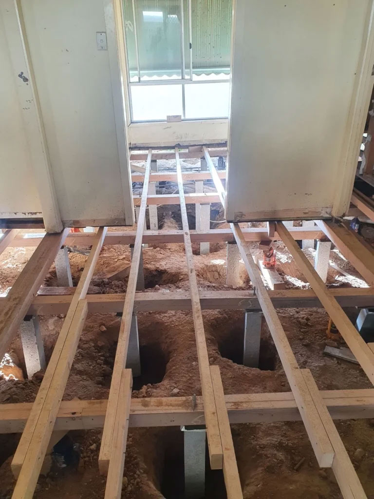 floor and foundation repairs project